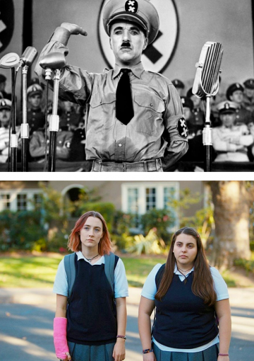 Visuels de Lycéens et apprentis 2025 – "Le Dictateur", "Lady Bird"